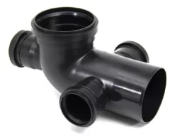 CODO JUNTA ELASTICA CON 3 ACOMETIDAS MH 110X 63 DURATOP